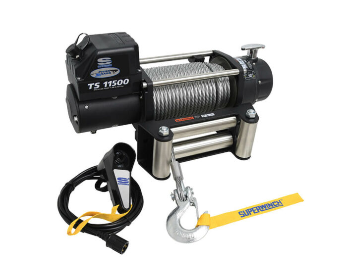 Superwinch Tiger Shark winch with wire cable