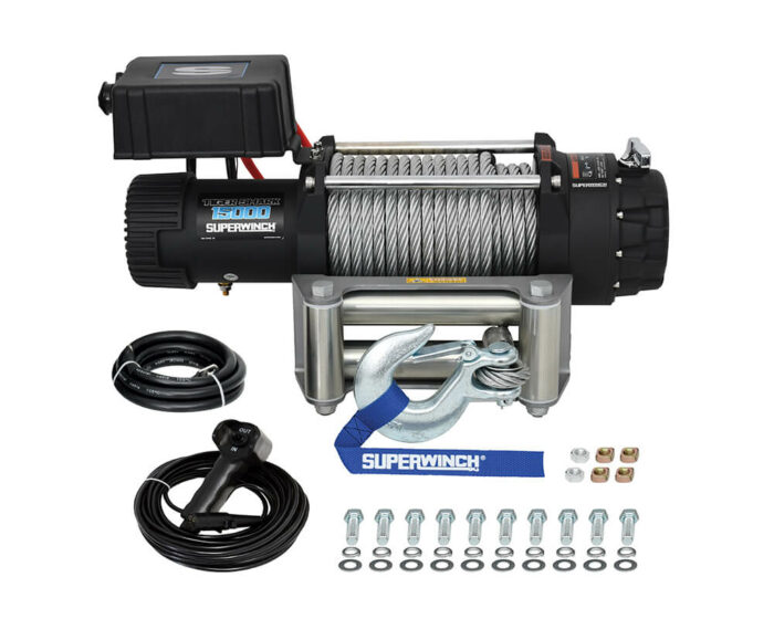 Tiger Shark trailer winch from Superwinch