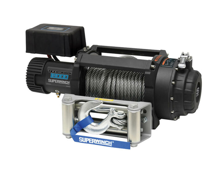 Superwinch 18000 electric winch with wire cable