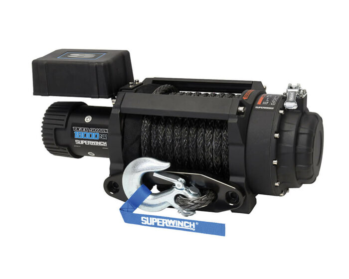 Superwinch Tiger shark with synthetic winch rope