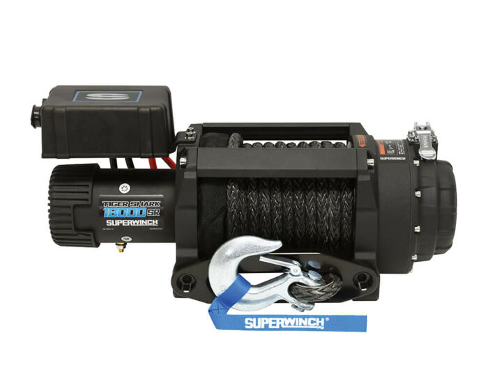 Superwinch Tiger shark with winchrope