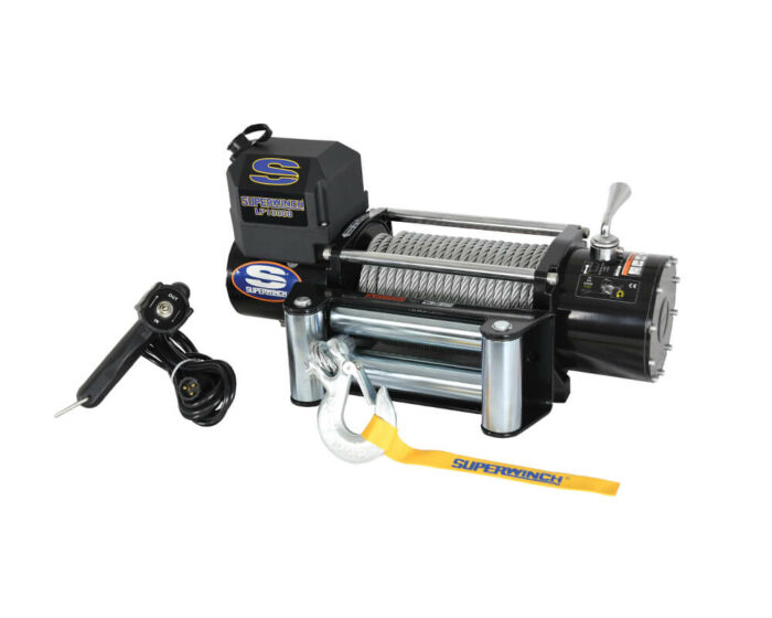 Superwinch LP 10000 elektrische lier met staalkabel