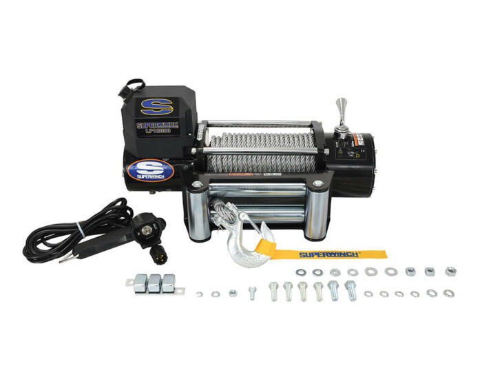 Superwinch elektrische lier met staalkabel