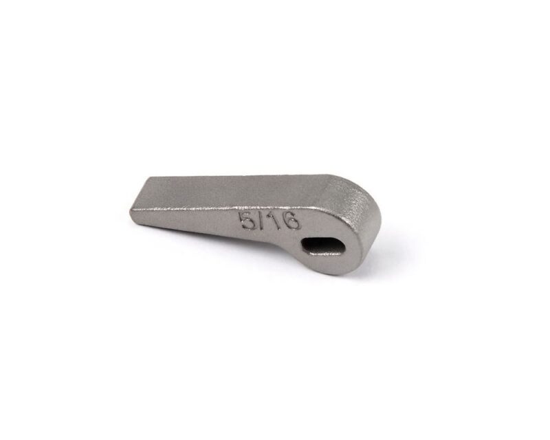 Anker voor staalkable en liertouw op de drum vast te maken Warn